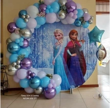 birthday Frozen Theme Balloon Decor
